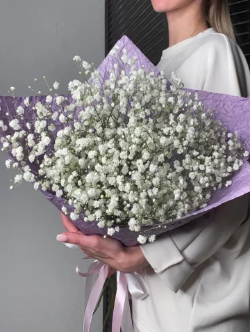 White Gypsophila Bouquet