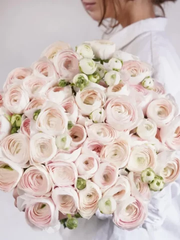 Bouquet of 51 ranunculus Nude