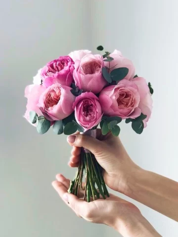 Pink Silk Bouquet