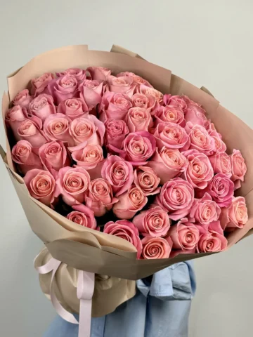 51 pink roses